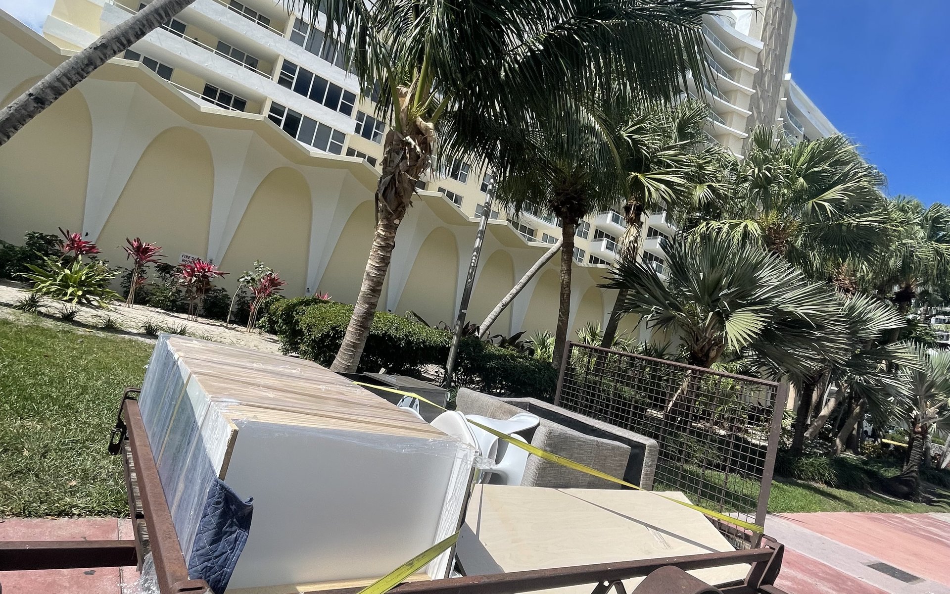 Dade Junk Removal at work in Miami